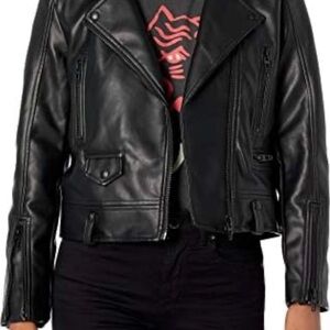 Blank NYC Black Leather Moto Jacket